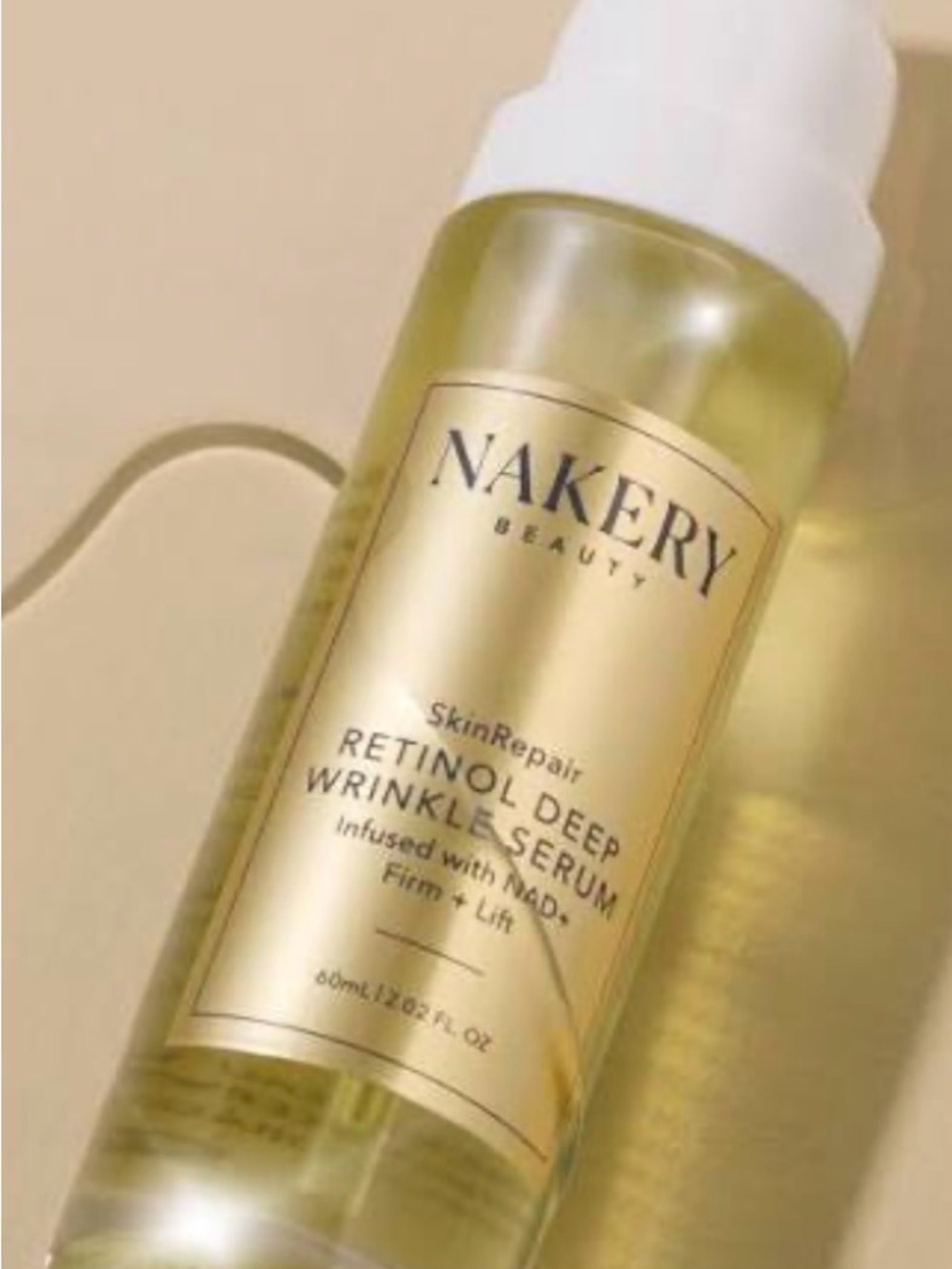 Nakery SkinRepair Retinol Deep Wrinkle Serum - Gold